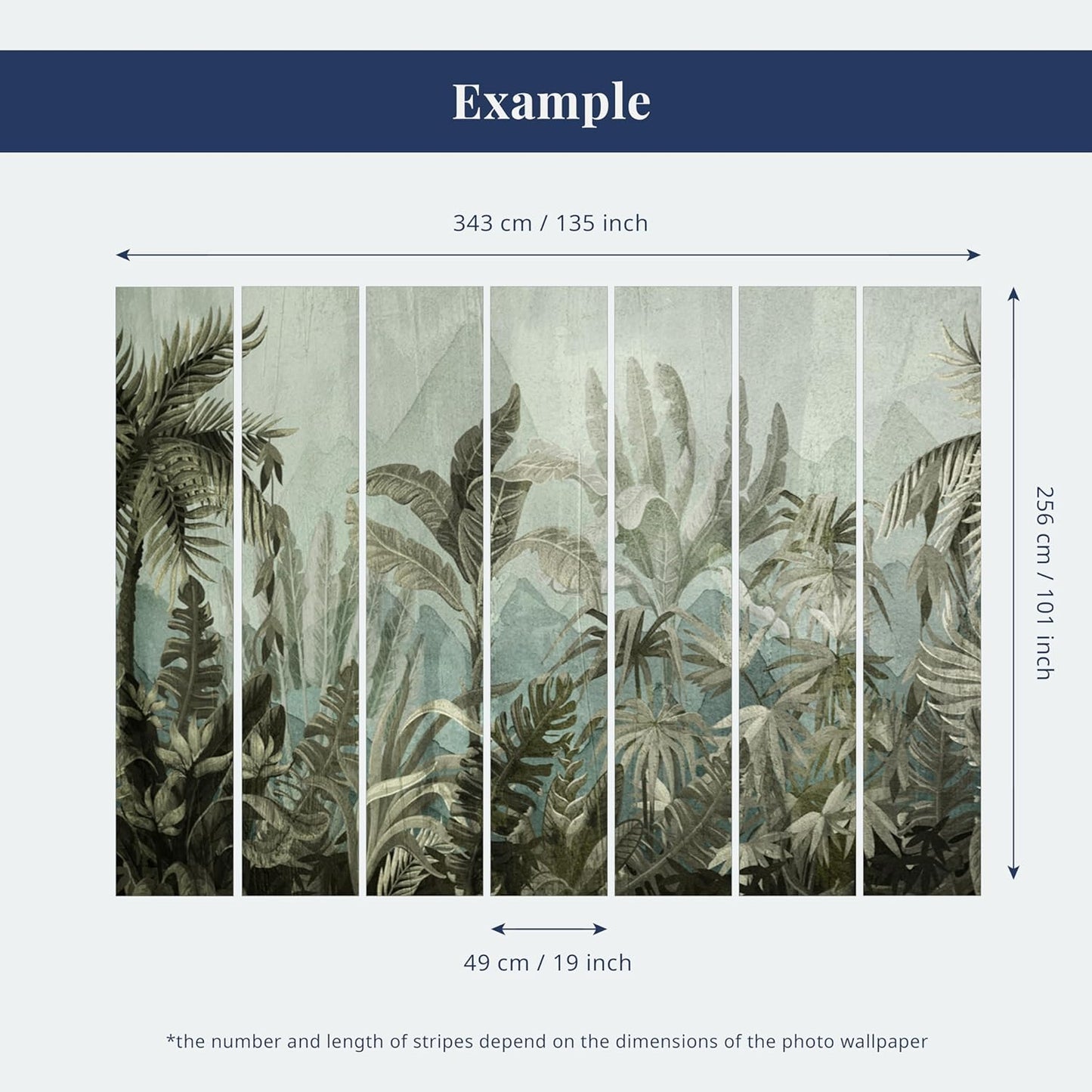 artgeist Premium Wall Mural Jungle 138x101 in - Non-Woven Wallpaper Fleece Wall Decor Photo Print Picture Image Design Leaves Green Yellow Nature b-A-0825-a-a