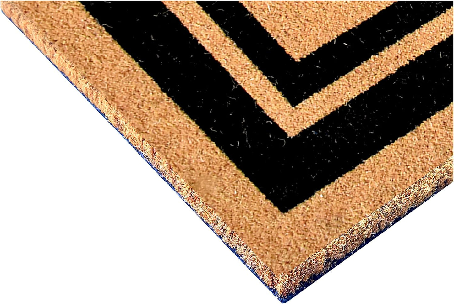 Calloway Mills 152963672T Black Border 36" x 72" Monogram Doormat Letter (T)