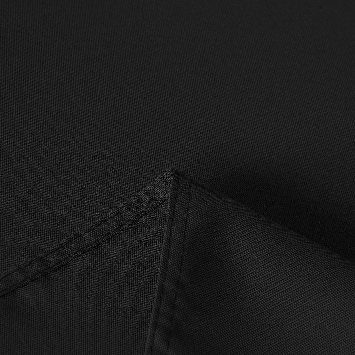 sancua Rectangle Tablecloth - 70 x 120 Inch - Stain and Wrinkle Resistant Washable Polyester Table Cloth, Decorative Fabric Table Cover for Dining Tables, Buffet Parties and Camping, Black