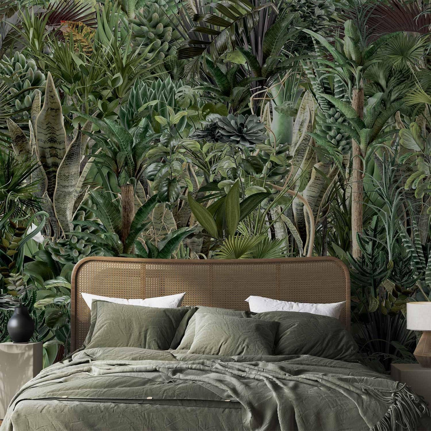 artgeist Wall Mural Leaves 173x124 in - Peel and Stick Self-Adhesive Wallpaper Removable Large Sticker Foil Wall Decor Print Picture Image Design Plants Abstract Nature Botanical b-C-0858-a-a