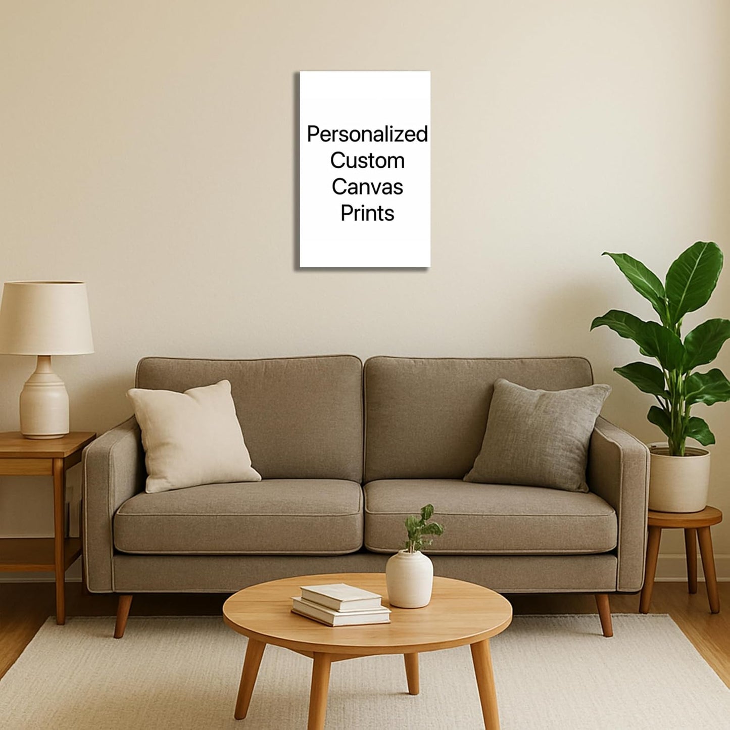Personalized Custom Canvas Prints: 16L x 24W Photo On Canva Transform Your Photos into Stunning Framed Wall Art Digitally Printed Photo (16L x 24W, Framed)