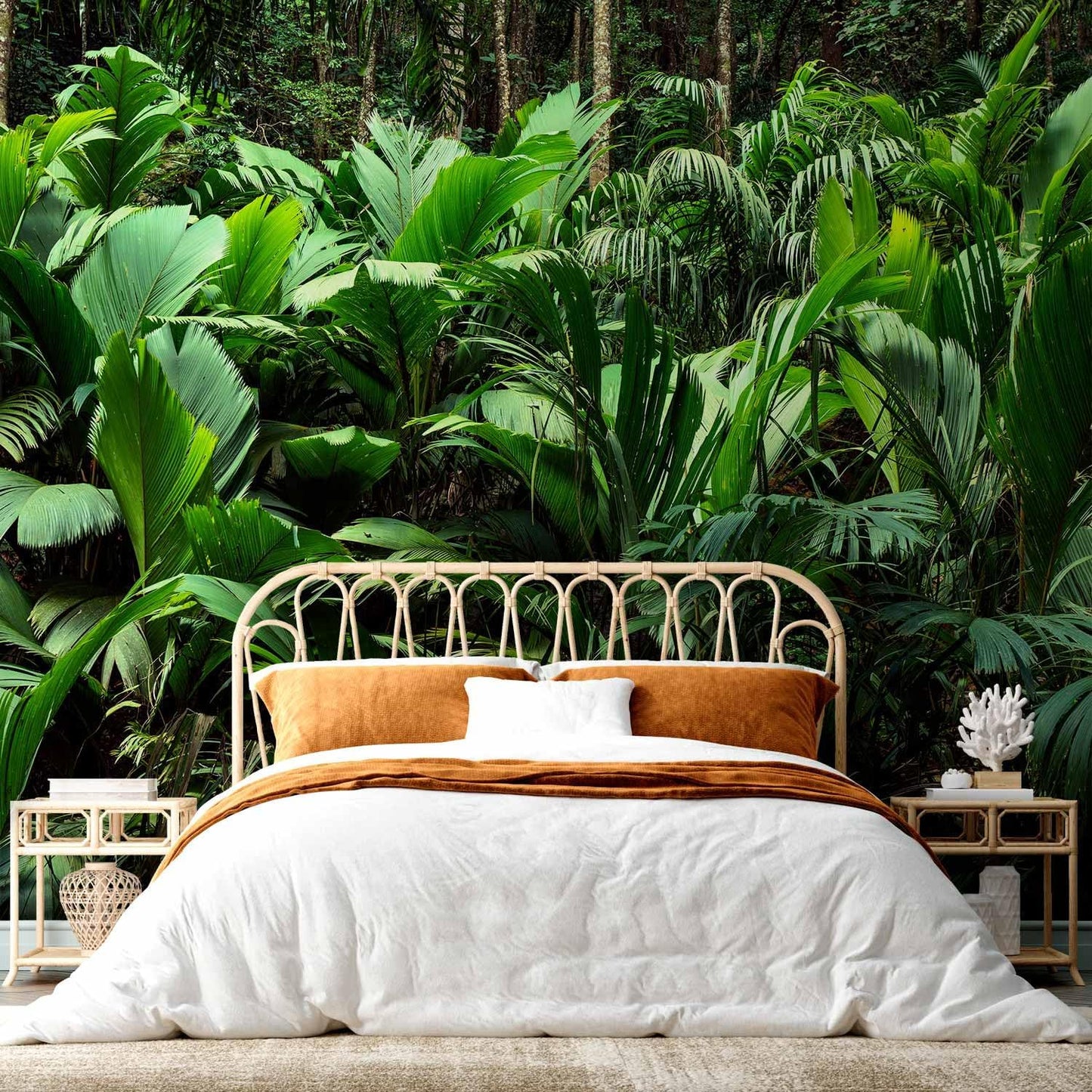 artgeist Wall Mural Nature 197x138 in - XXL Non-Woven Wallpaper Fleece Wall Decor Photo Print Picture Image Design Botanical Plants Jungle Leaves b-B-0594-a-a