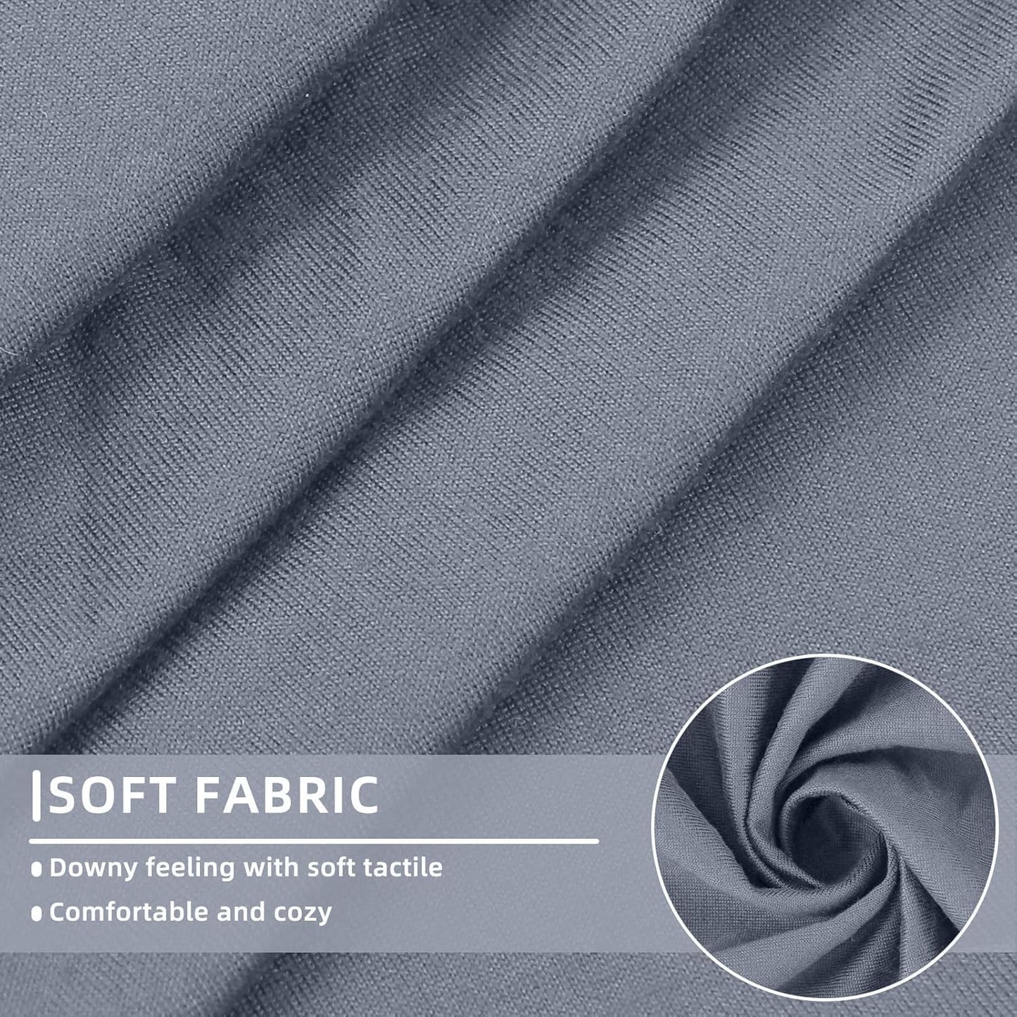 hyha Waterproof Couch Cushion Covers, Stretch Sofa Couch Seat Slipcover for Dog Washable, Non-Slip Waterproof Outdoor Cushion Covers for Patio Furniture Replacement (1 Piece for Small, Grey)