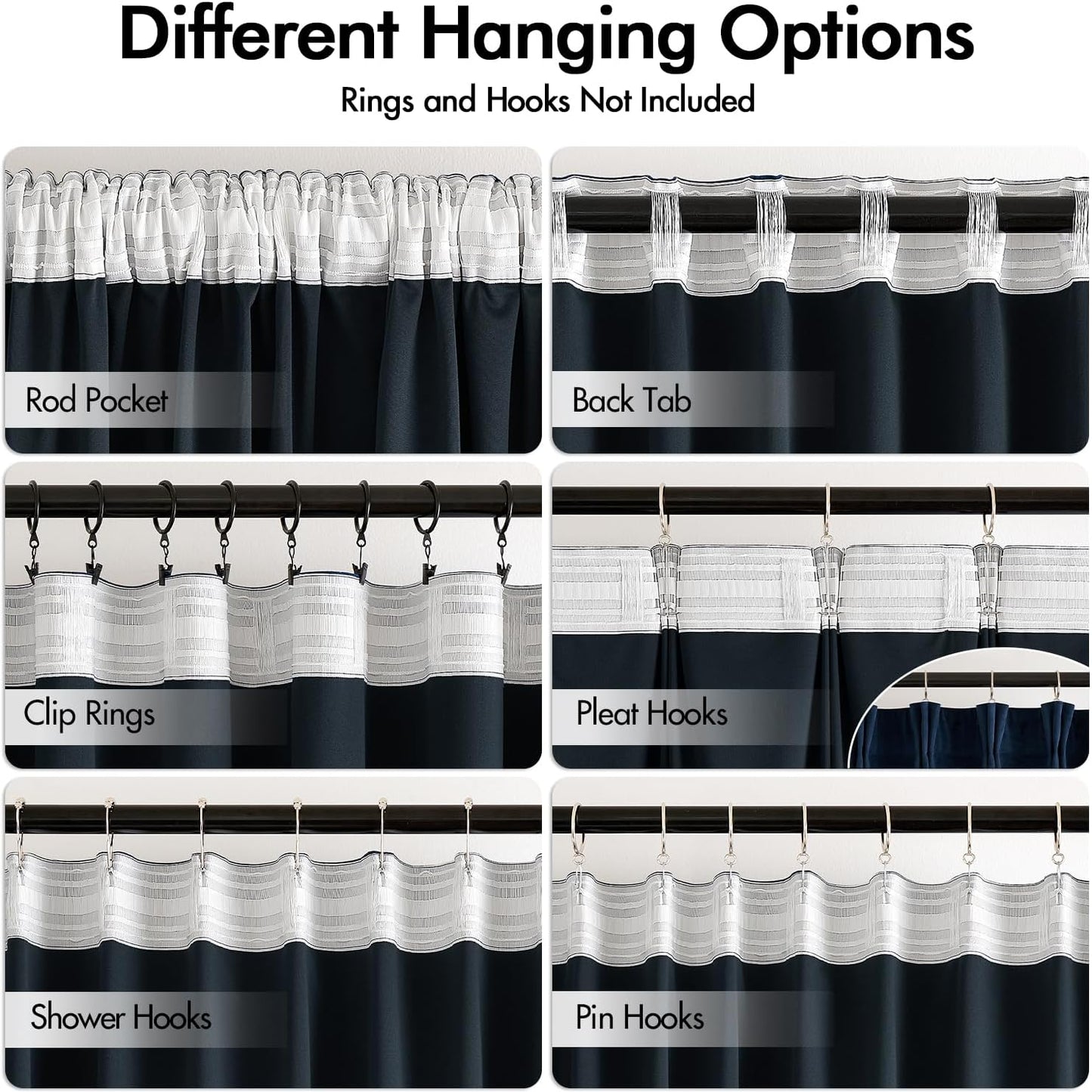 MIULEE Navy Blue Velvet Curtains 90 inches Long 2 Panels - Luxury Pinch Pleated Room Darkening Window Drapes for Bedroom Living Room Thermal Insulated Super Soft Blackout, Back Tab Rod Pocket