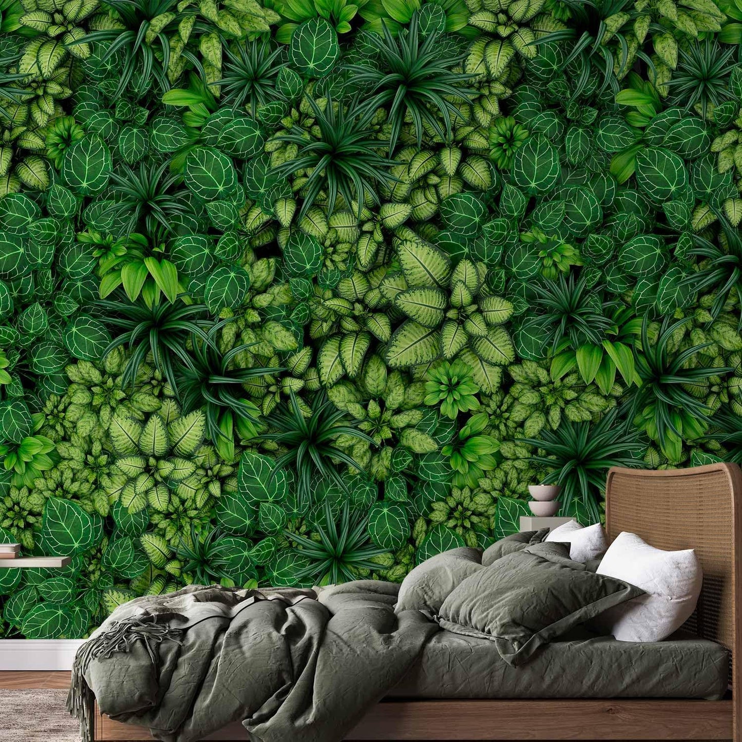 artgeist Premium Wall Mural Plants 118x83 in - XXL Non-Woven Wallpaper Fleece Wall Decor Photo Print Picture Image Design Nature Botanics Tropical Leaves b-B-0601-a-a