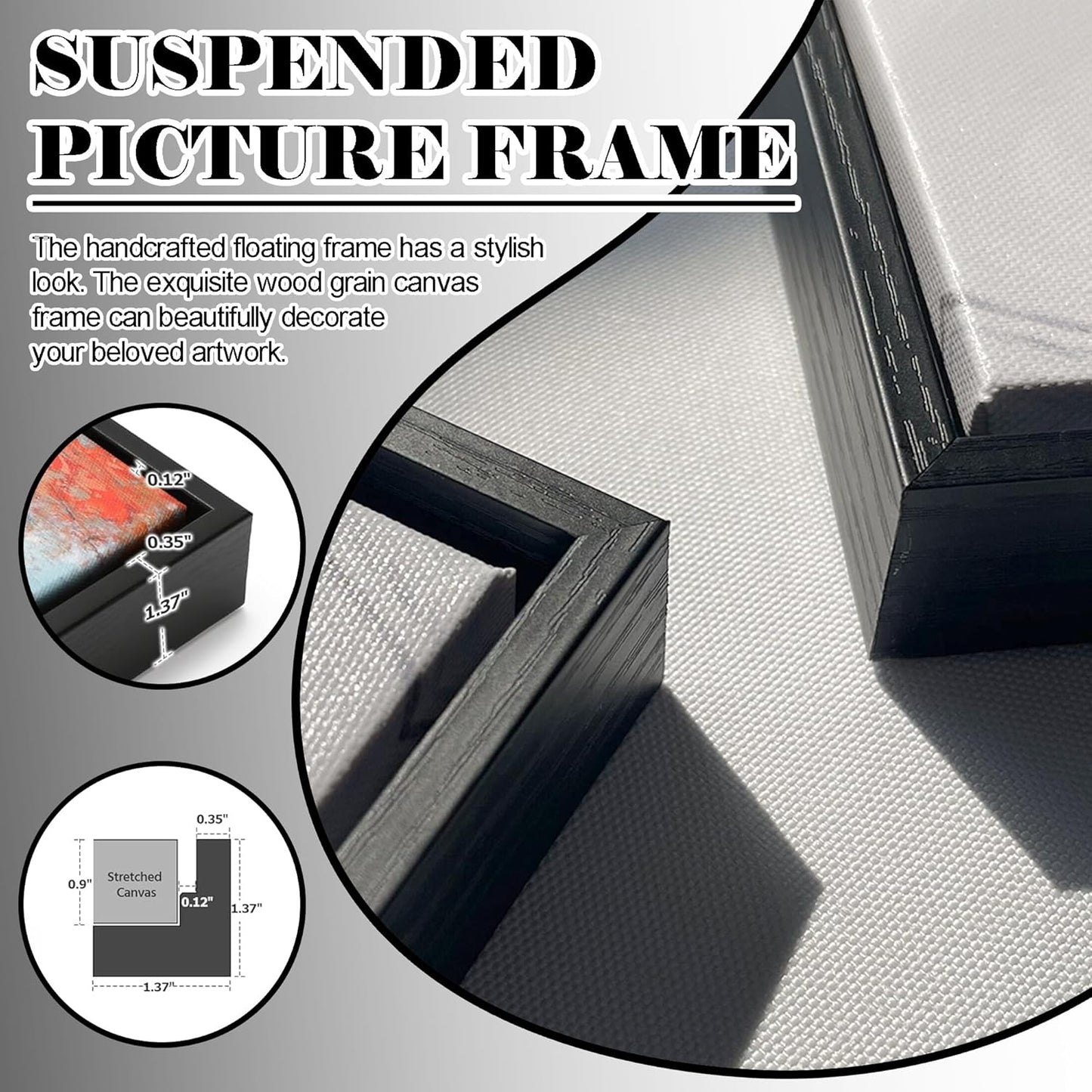 QZQCBLC Large Canvas Wall Art, Waterfall in the Sun Forest Landscape Pictures Artwork Green Valley Stone River Gallery Paintings for Living room Bedroom kitchen Home Office Decor 24x48 IN