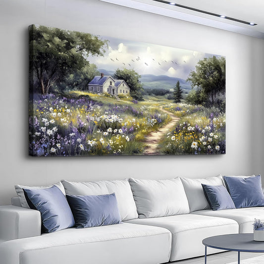 Canvas Wall Art for Living Room Large Wall Decor for Office Bedroom Decorations Garden Painting Artwork Room Wall Mural Aesthetic Home Decor 30x60 in