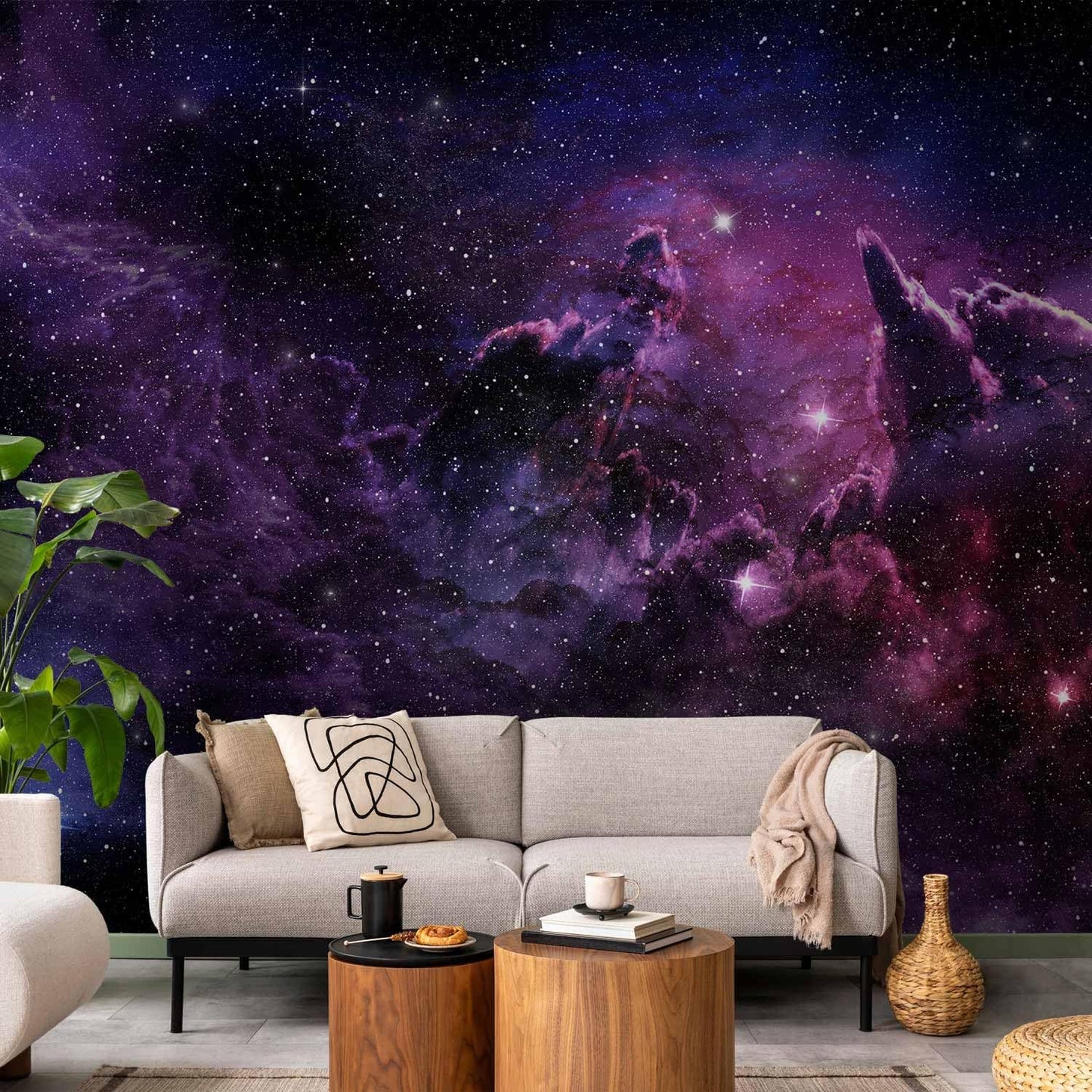 artgeist Wall Mural Cosmos Galaxy 177x124 in - XXL Non-Woven Wallpaper Fleece Wall Decor Photo Print Picture Image Design Home a-C-0022-a-a