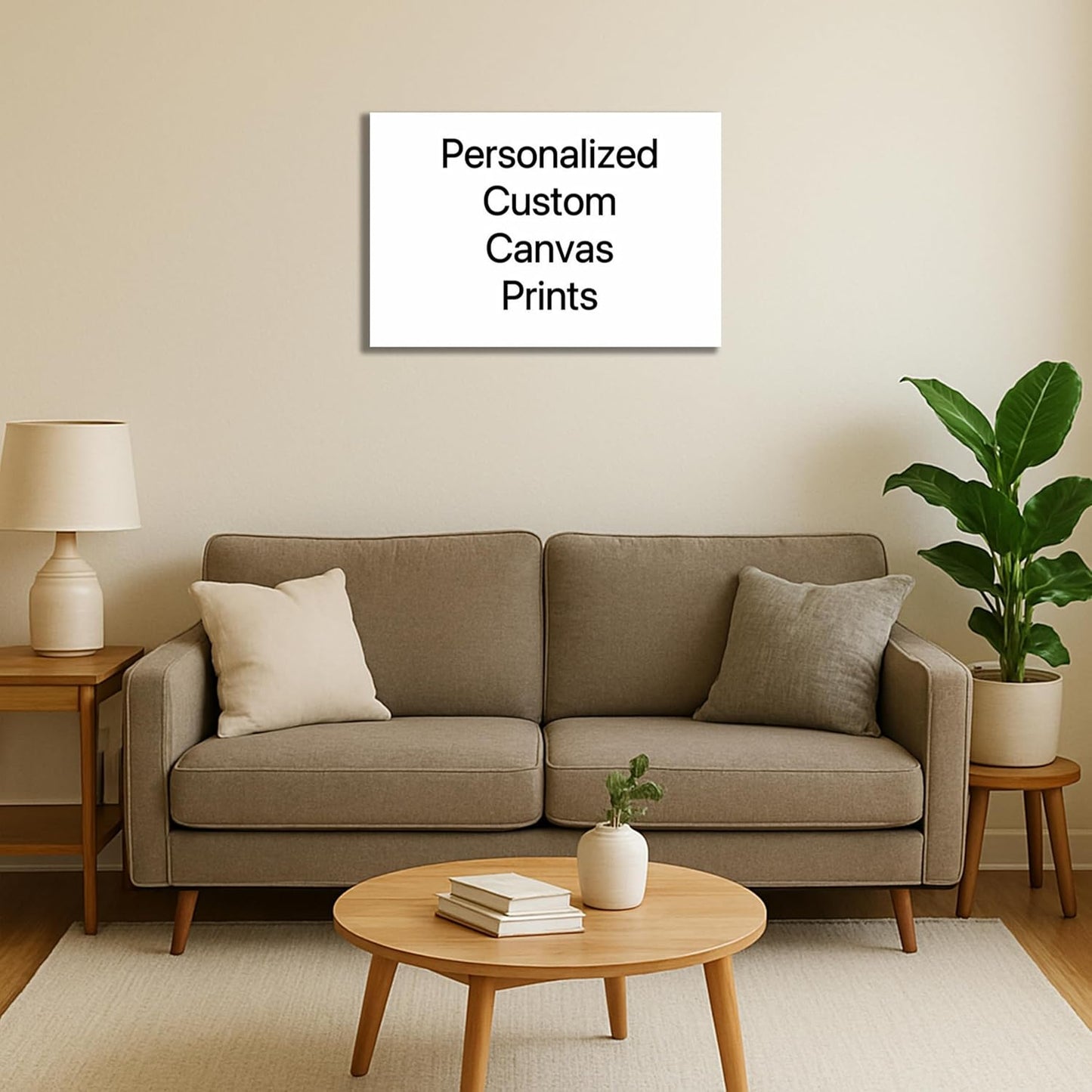 Personalized Custom Poster Prints: 24L x 36W Photo On Canva Transform Your Photos into Stunning Unframed Wall Art Digitally Printed (24L x 36W, Unframed)