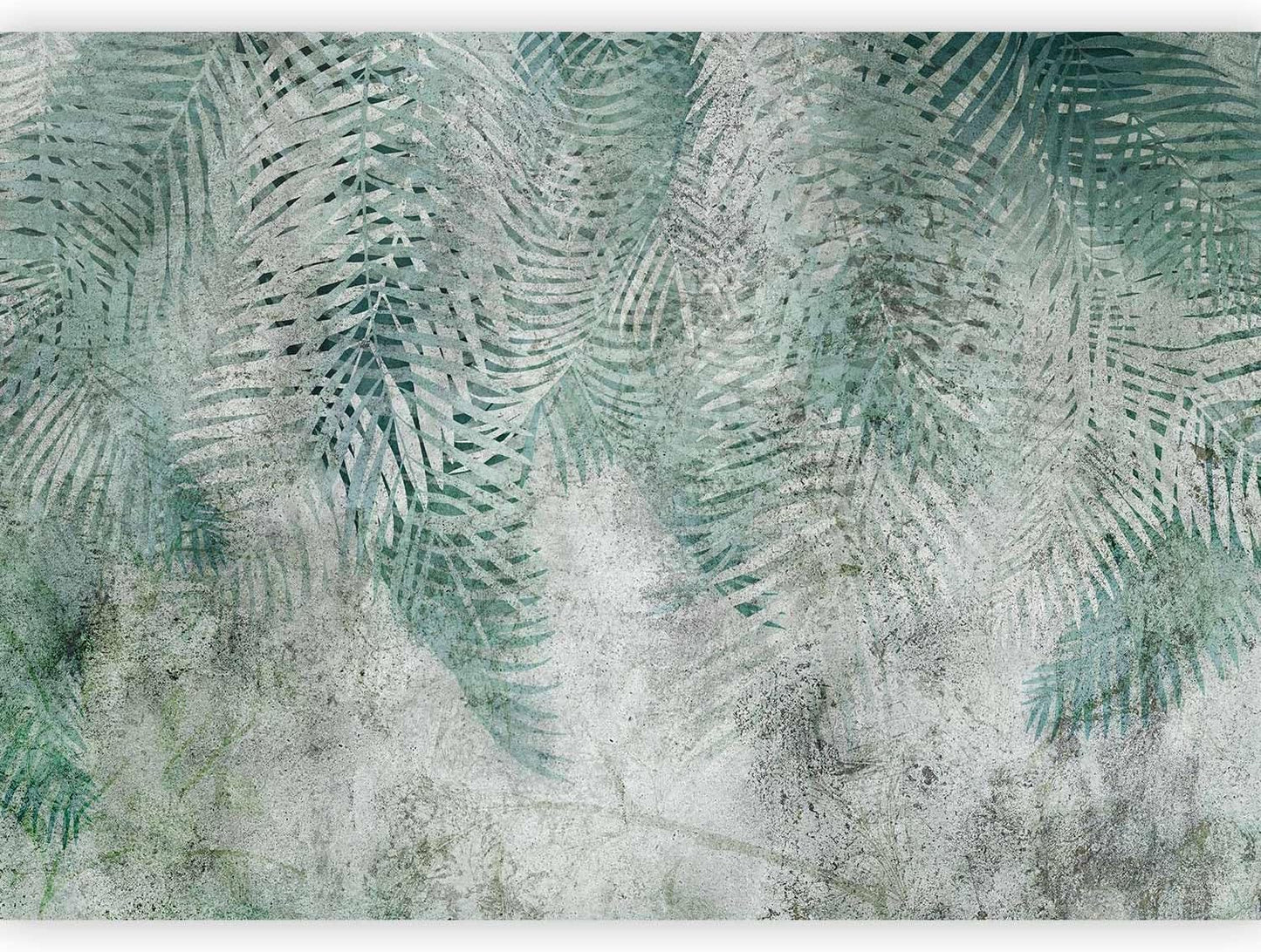 artgeist Wall Mural Leaves 157"x110"XXL Non-Woven Wallpaper Fleece Wall Decor Photo Print Picture Image Design Nature Botanical Plants Palm Abstract b-C-0861-a-a