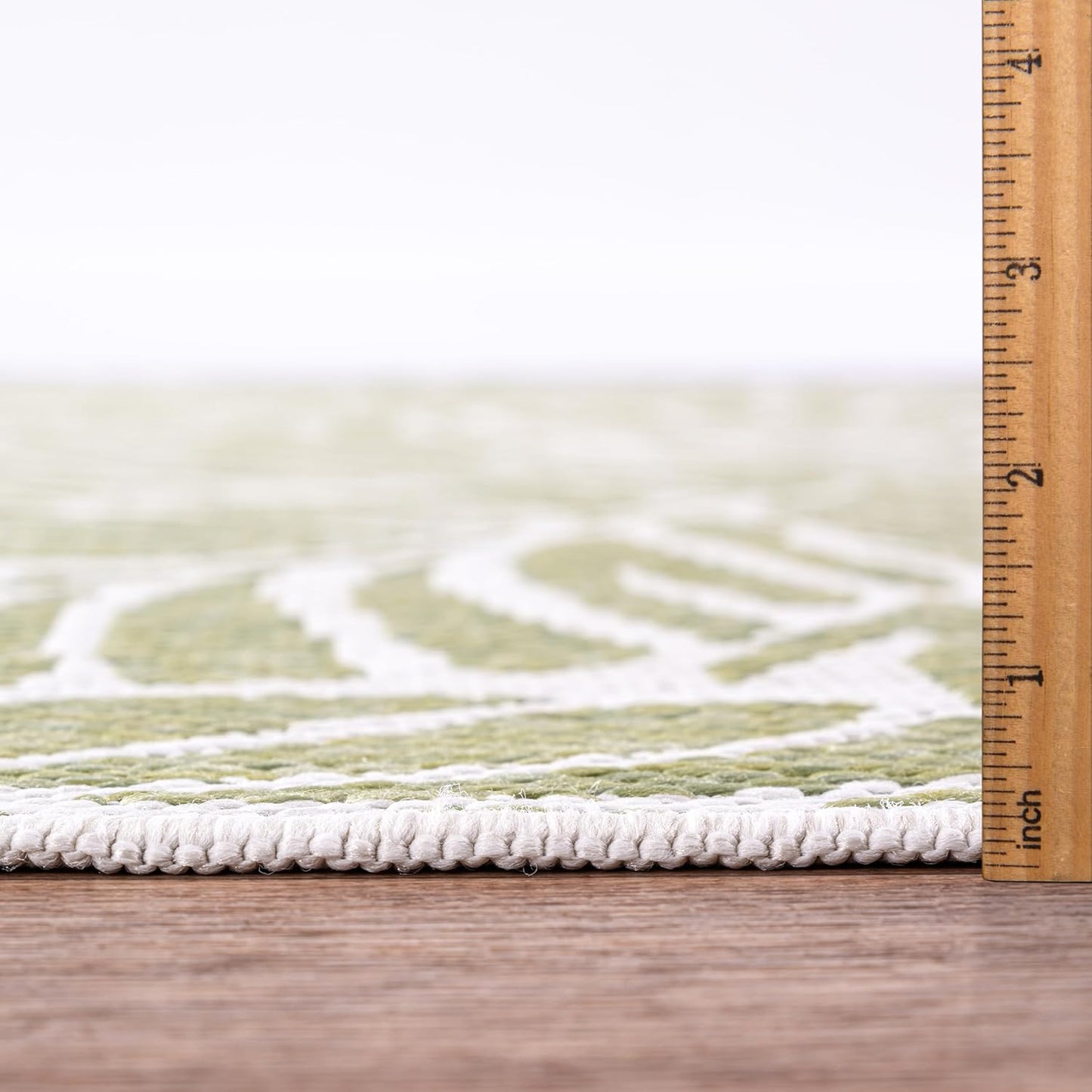 Keen Home Design Terrace Outdoor Area Rug - 9x12 Washable Indoor/Outdoor Rug for Patio, Kitchen, Balcony, Beach, Garden, Deck and Porch, Size: 8'10"x12'
