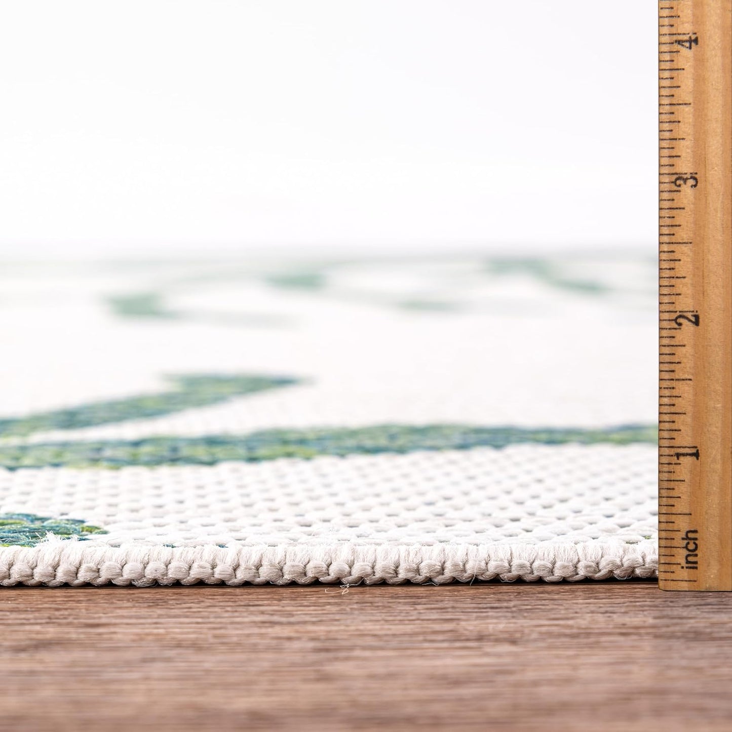 Keen Home Design Terrace Outdoor Runner Rug - 2x10 Washable Indoor/Outdoor Rug for Patio, Kitchen, Balcony, Beach, Garden, Deck and Porch, Size: 2'2"x9'11"