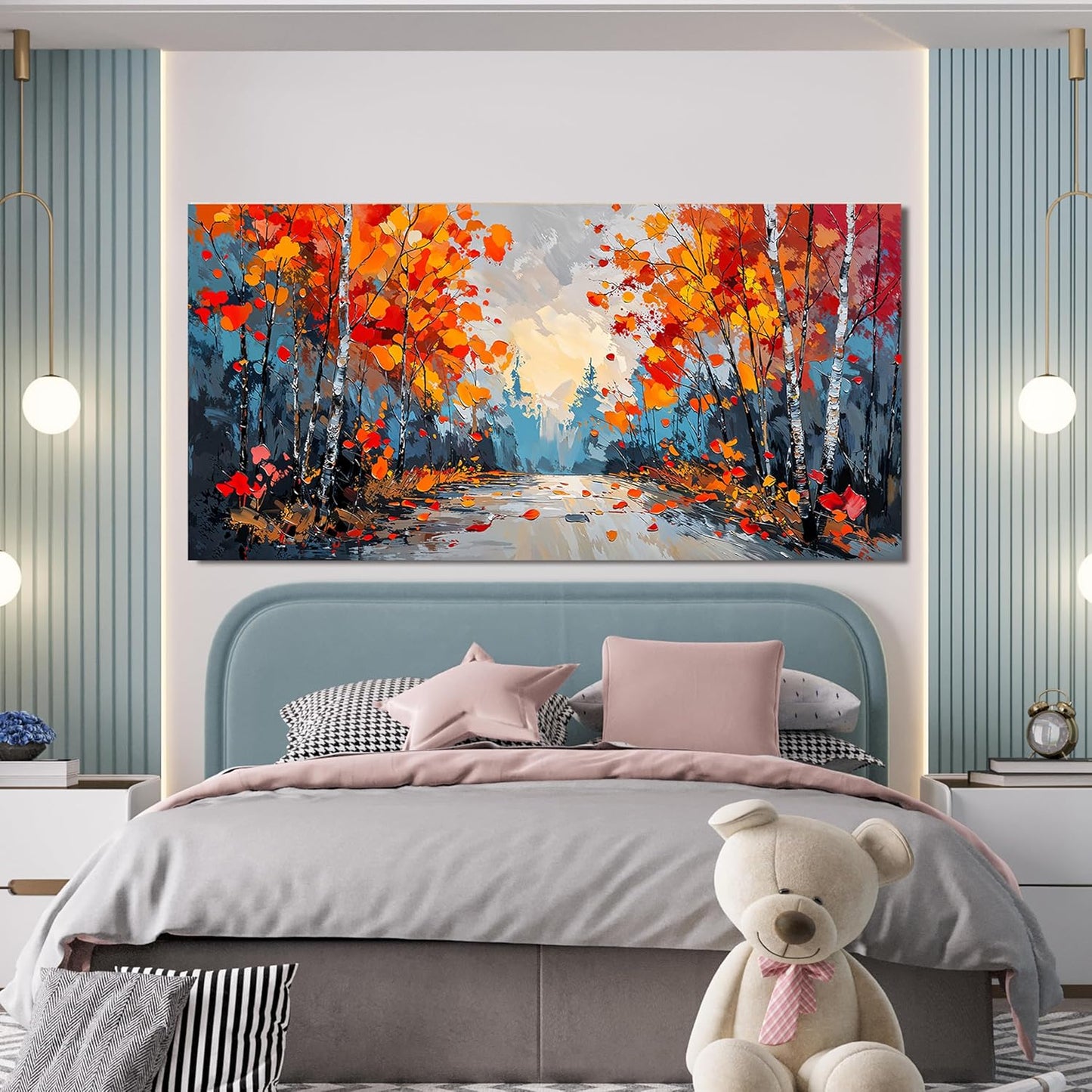 Canvas Wall Art Decor Large Vintage Wall Art Prints Wall Art Pictures for Living Room Canvas Art Wall Decor Nature Botanical Wall Art Decorations Oversized Artwork for Walls Home Office Decor 29"X58"