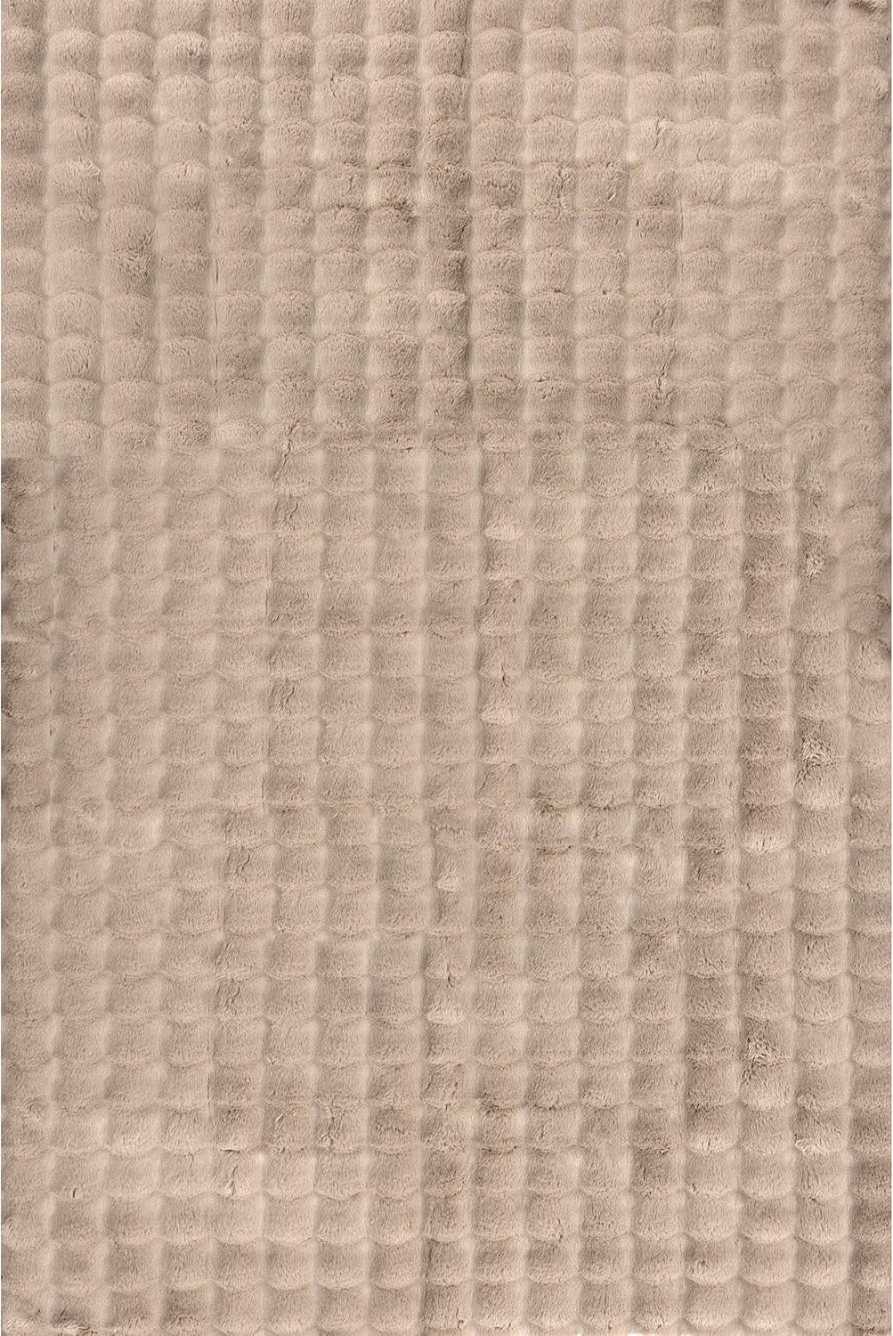 nuLOOM Jeni Checkered 2x3 Machine Washable Accent Rug for Living Room Bedroom Dining Room Entryway Kitchen, Taupe