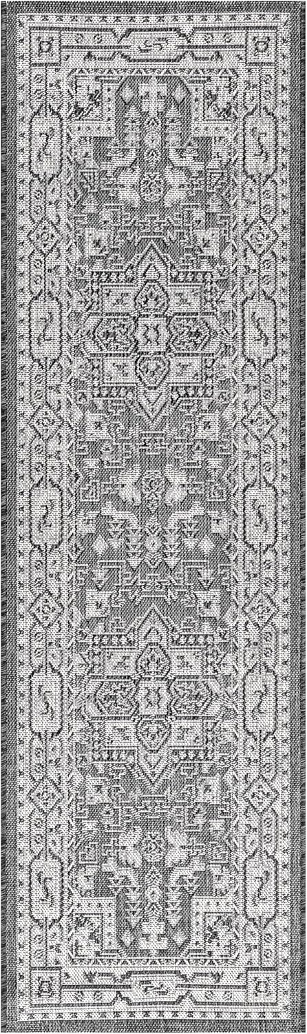 Keen Home Design Terrace Outdoor Runner Rug - 2x10 Washable Indoor/Outdoor Rug for Patio, Kitchen, Balcony, Beach, Garden, Deck and Porch, Size: 2'2"x9'11"