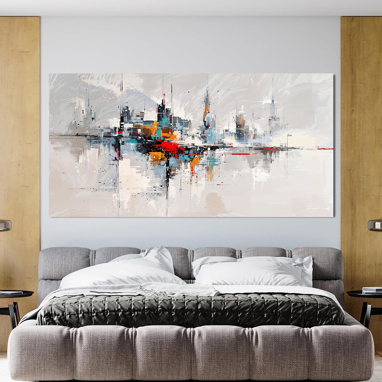 Abstract Wall Art Decor Wall Art Pictures for Living Room Abstract Canvas Art Wall Decor Modern Colorful Wall Art Prints Contemporary Large Wall Art Decorations Bedroom Office Decor 29" X 58"