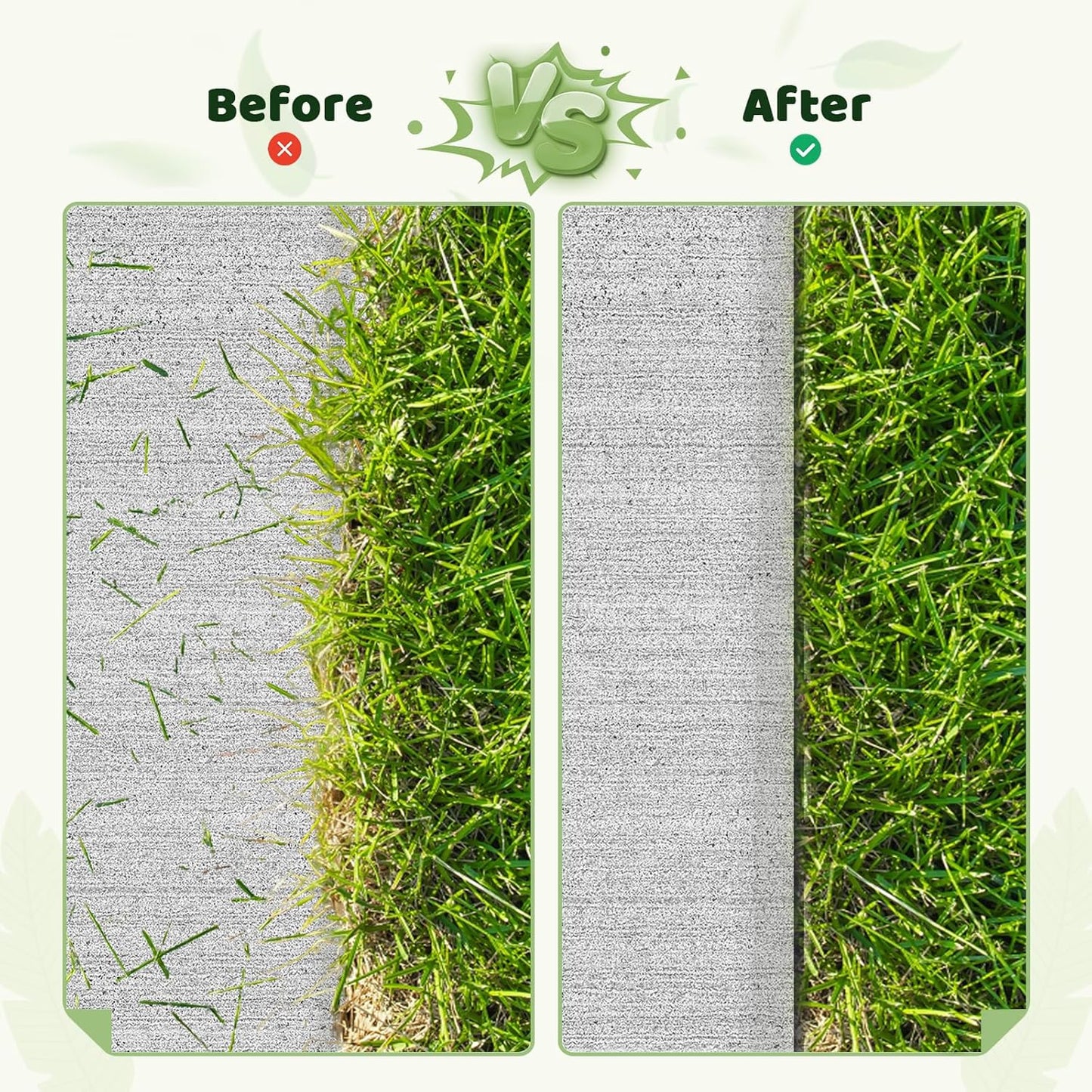 Landscape Edging - 4Inch x 66FT Garden Border with 200 PCS Spikes, Plastic Lawn Edging for Flower Bed, Pathway and Yard