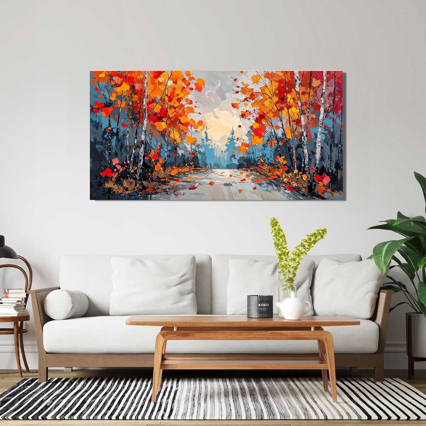 Canvas Wall Art Decor Wall Art Pictures for Living Room Canvas Art Wall Decor Vintage Nature Wall Art Prints Mountain Botanical Wall Art Decorations Artwork for Walls Bedroom Office Decor 20" X 40"