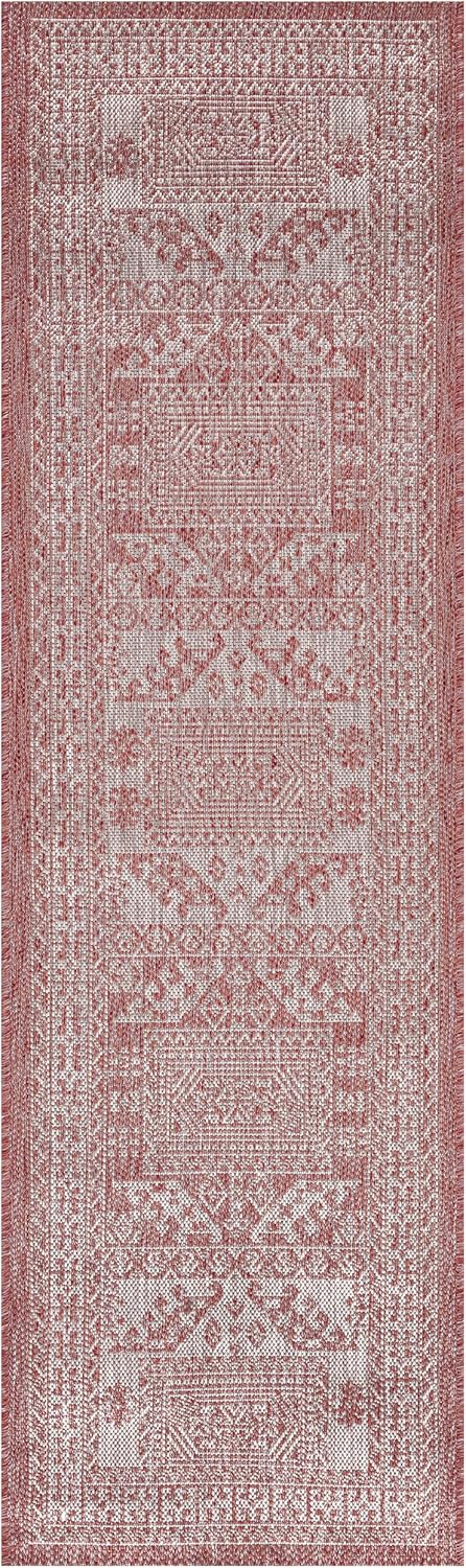 Keen Home Design Terrace Outdoor Runner Rug - 2x6 Washable Indoor/Outdoor Rug for Patio, Kitchen, Balcony, Beach, Garden, Deck and Porch, Size: 2'2"x5'7"