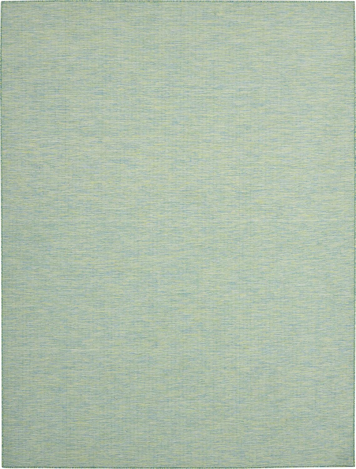 Nourison Home Positano 6' x 9' Blue Green Fabric Modern Area Rug (6' x 9')