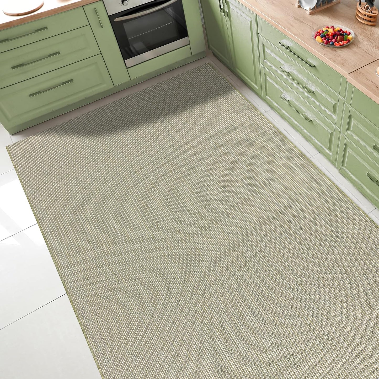 Keen Home Design Terrace Outdoor Area Rug - 6x9 Washable Indoor/Outdoor Rug for Patio, Kitchen, Balcony, Beach, Garden, Deck and Porch, Size: 6'x8'10"